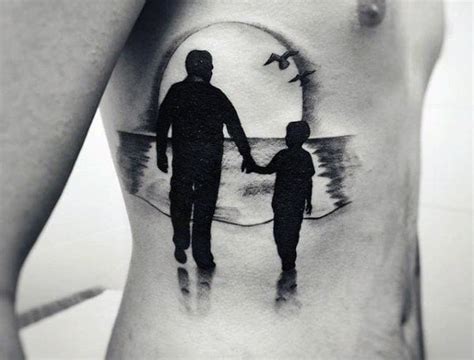 tatuajes padre e hijos|48 Tatuajes para padres e hijos (Con su significado)